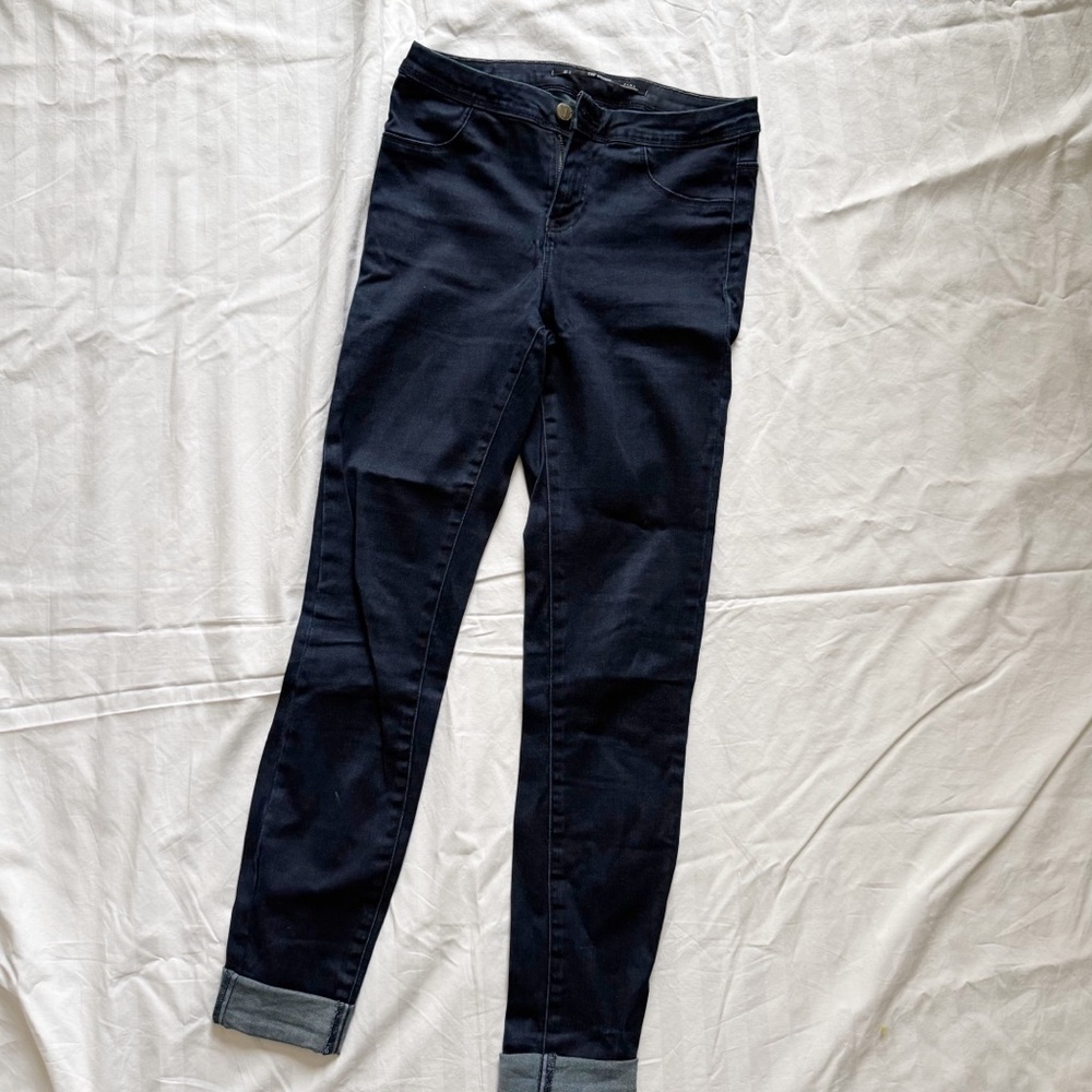 Zara Dark Blue Skinny Jeans